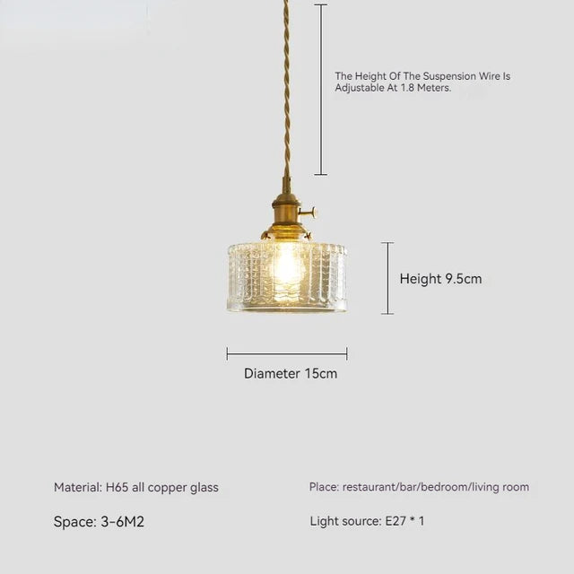 CrystalGlow - Glas Pendelleuchte