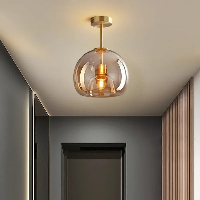 EssenceGlow - Minimalistische Glas-Deckenleuchte