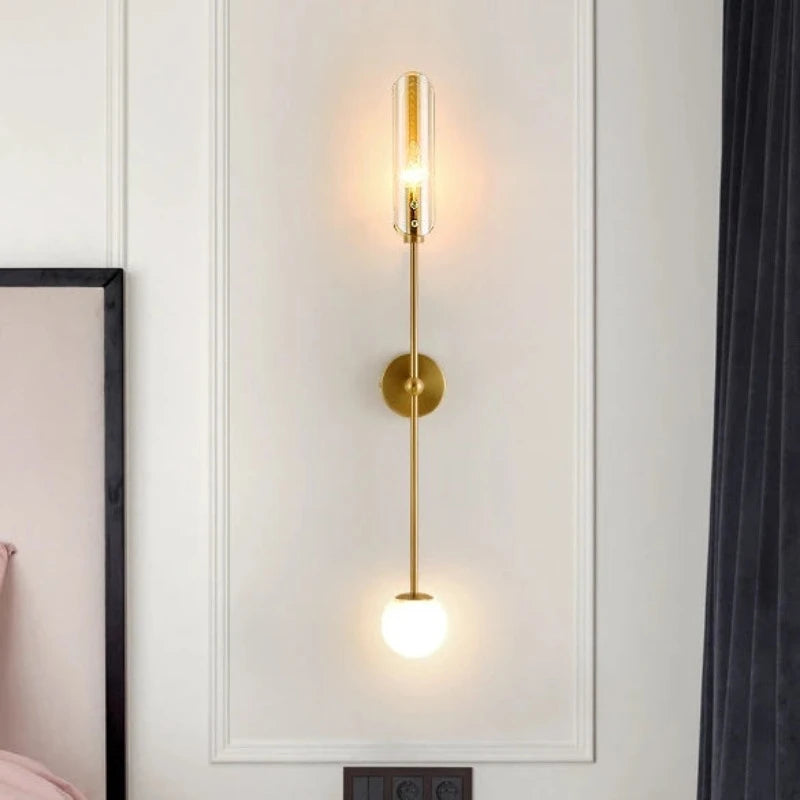 AiselLuxe - Nordische LED-Glas-Leuchte