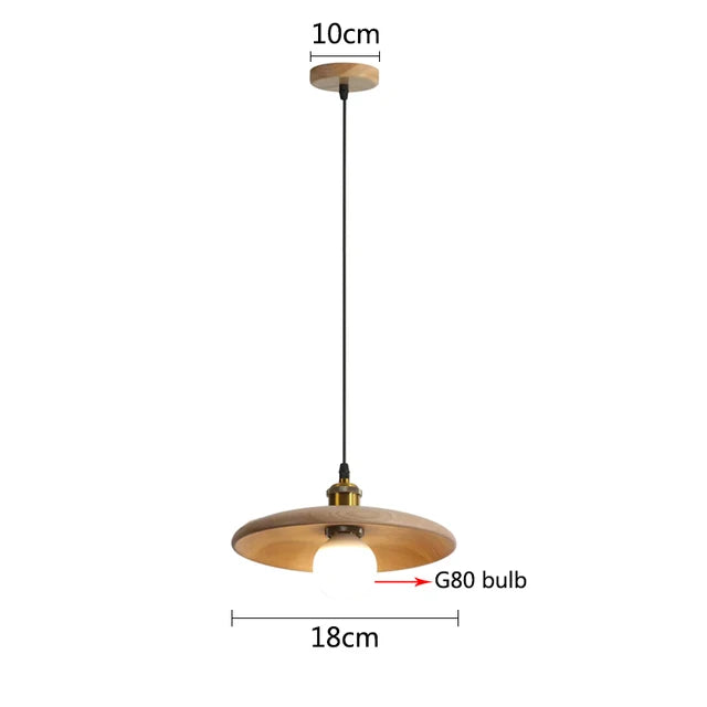 NordicNook - Nordische Pendelleuchte aus Holz