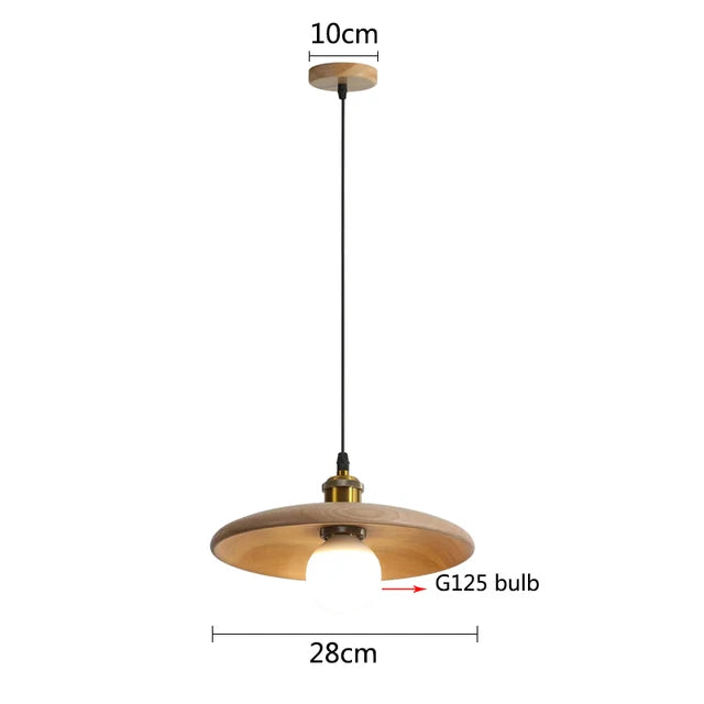 NordicNook - Nordische Pendelleuchte aus Holz