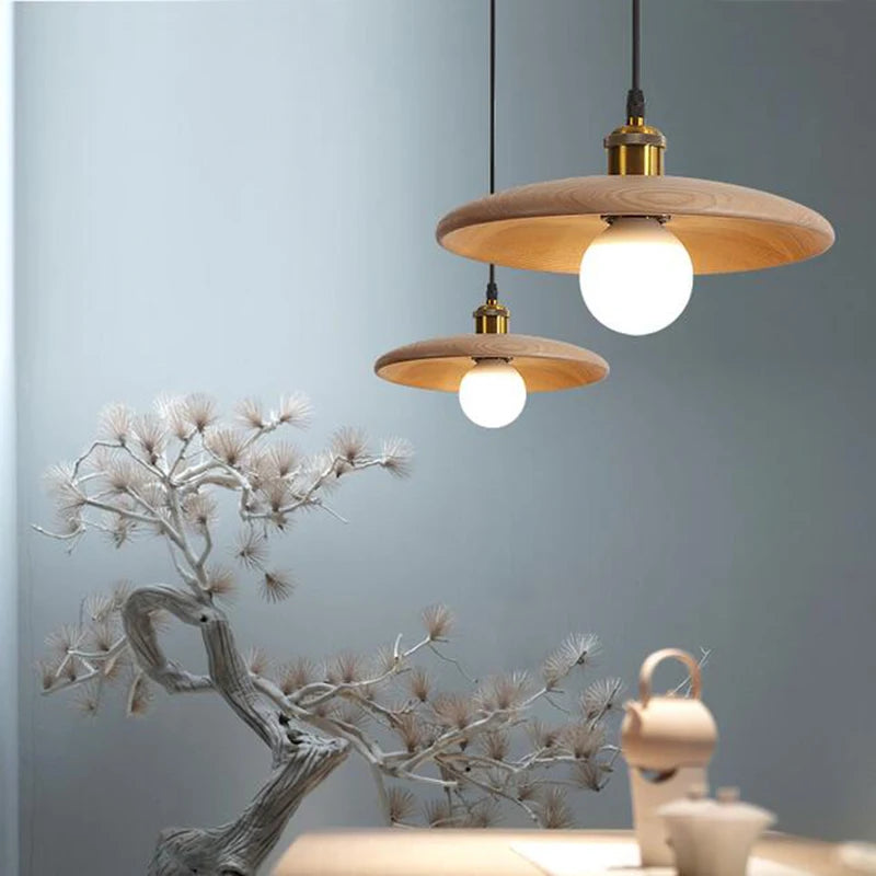 NordicNook - Nordische Pendelleuchte aus Holz
