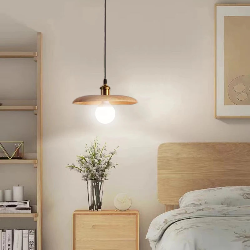 NordicNook - Nordische Pendelleuchte aus Holz
