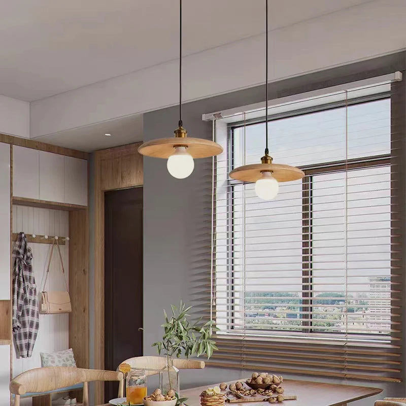 NordicNook - Nordische Pendelleuchte aus Holz