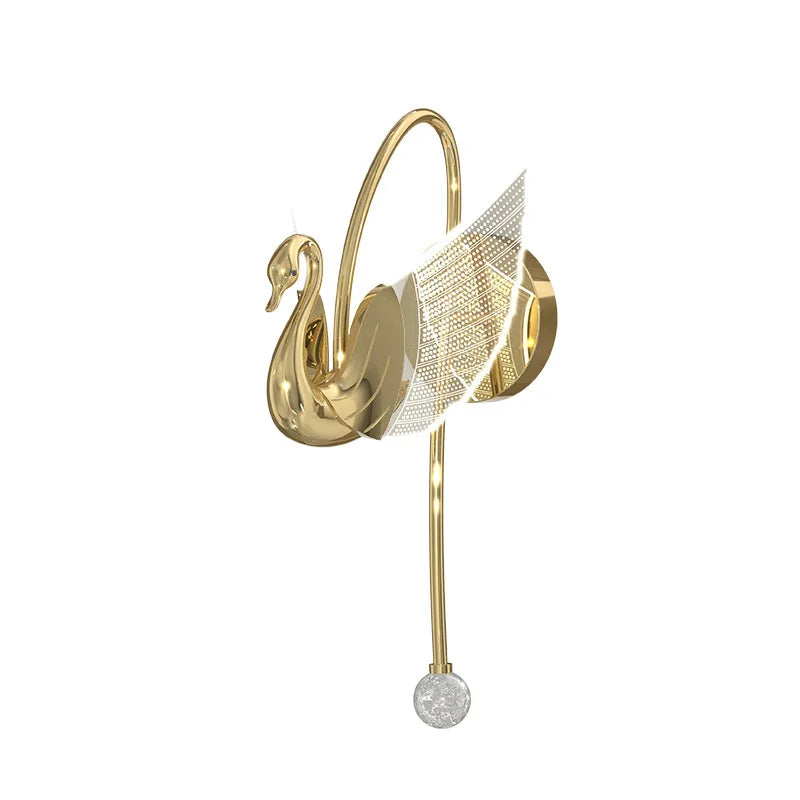 SereneSwan - Schwan Wandleuchte