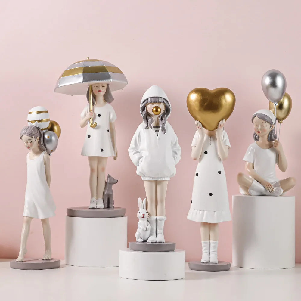 Modernista Miss - Moderne Mädchenstatuen