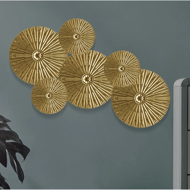 LuxeAccent - Nordischer Gold-Wandbehang