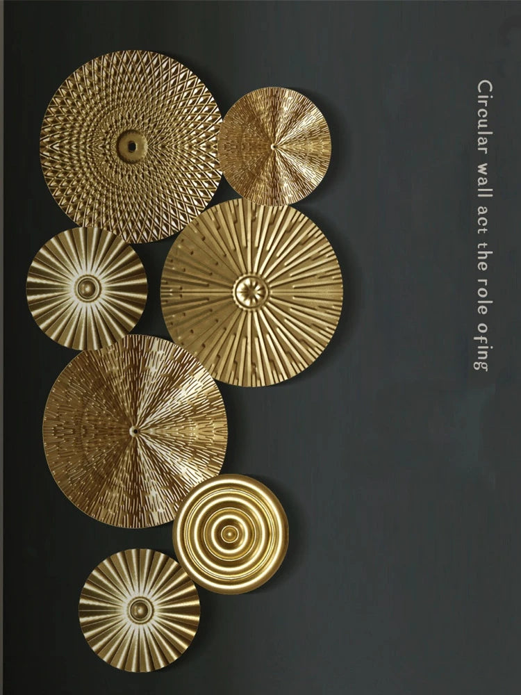 LuxeAccent - Nordischer Gold-Wandbehang
