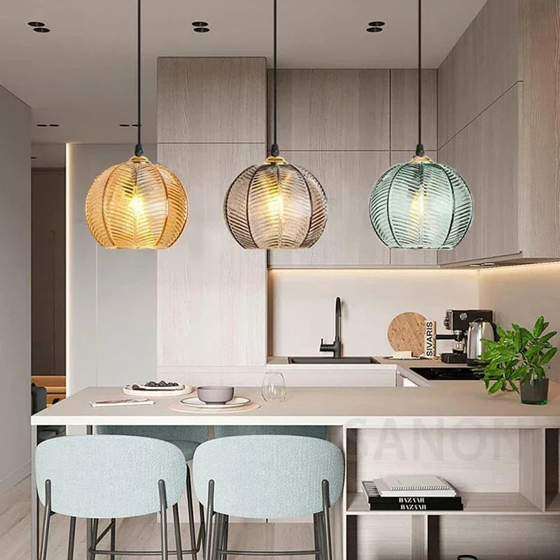 GlassSculpt - glas kronleuchter lampe