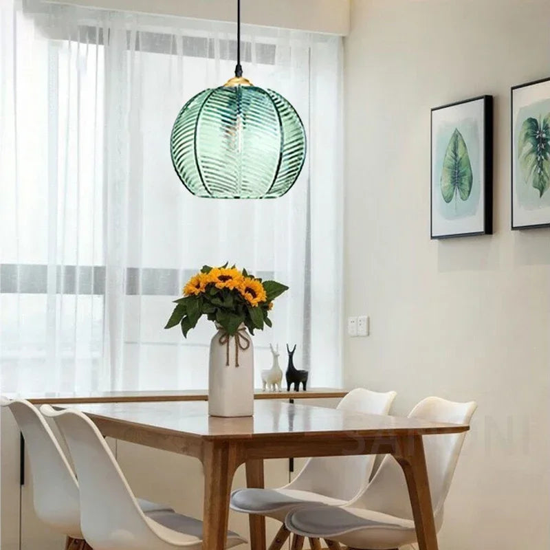 GlassSculpt - glas kronleuchter lampe