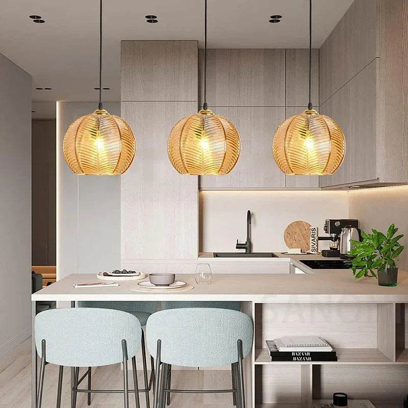 GlassSculpt - glas kronleuchter lampe