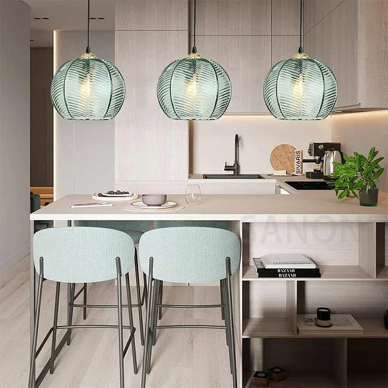 GlassSculpt - glas kronleuchter lampe