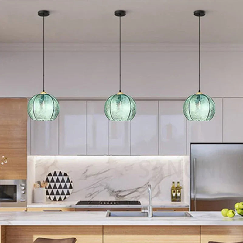 GlassSculpt - glas kronleuchter lampe