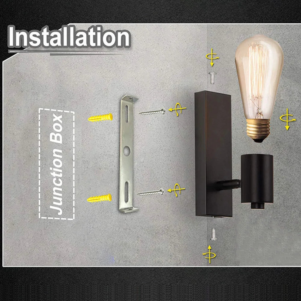 GlowBeam - Vintage Wandleuchte
