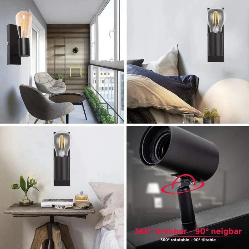 DownyLumina - Vintage Wandleuchte