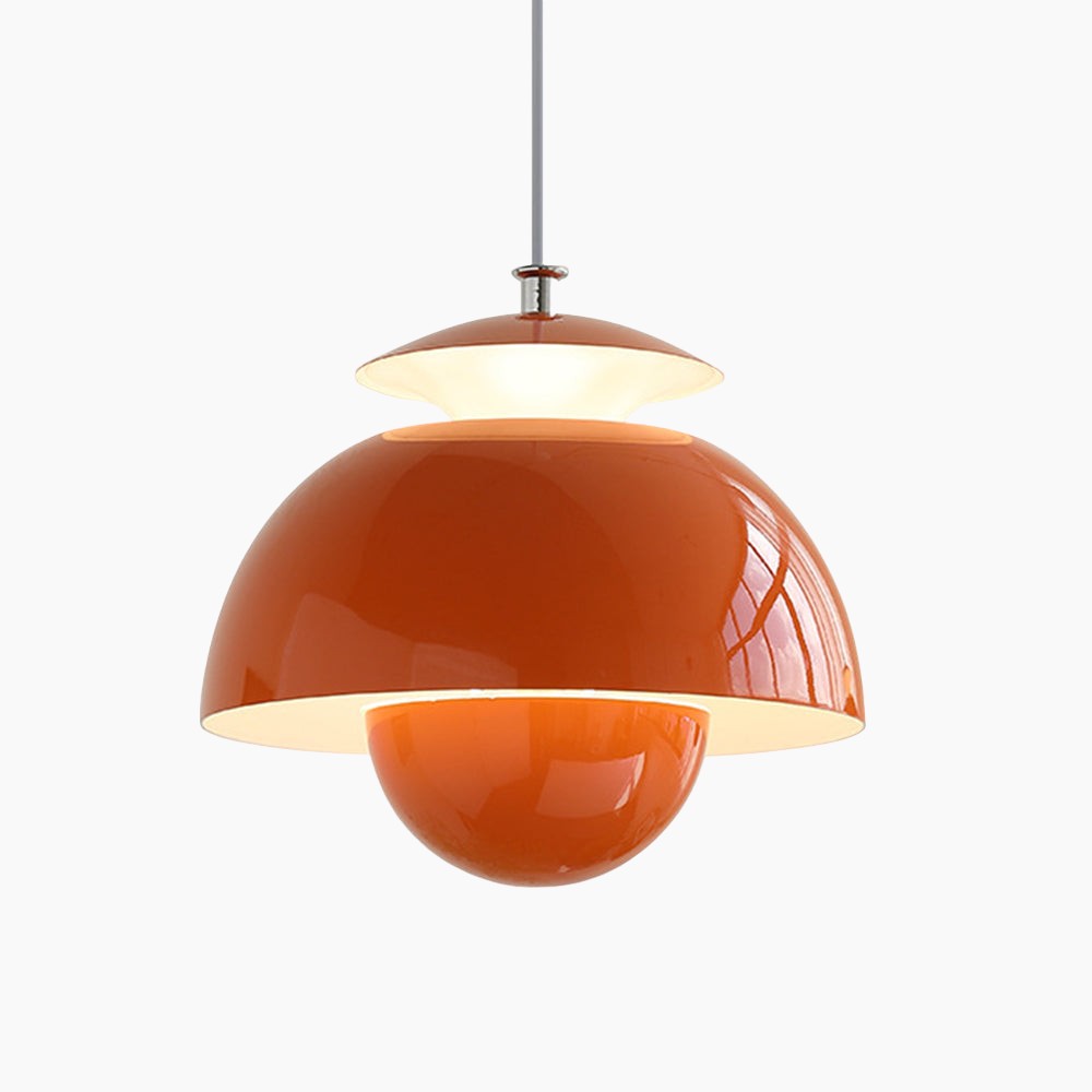 Moderne knospen-wandleuchte aus metall - LED-hängeleuchte mit verstellbarem kabel, 1 lichtquelle