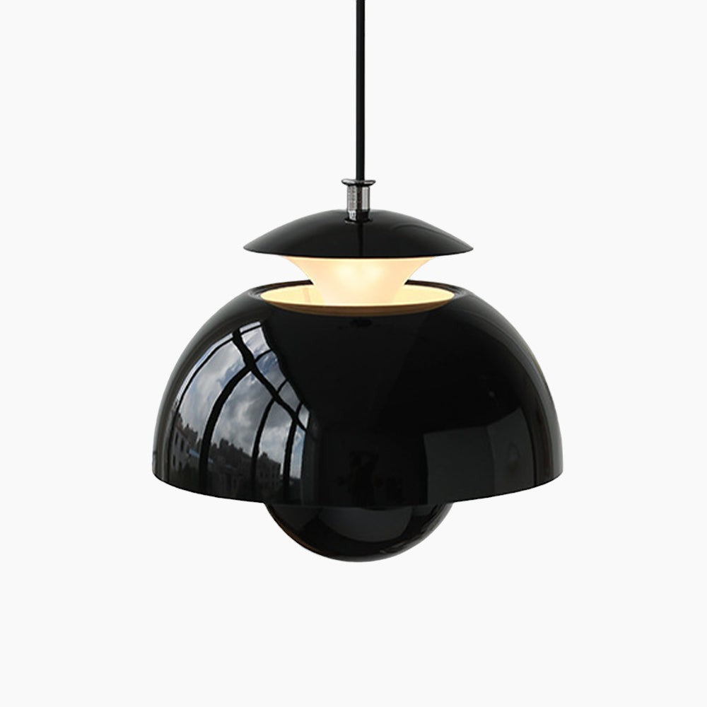 Moderne knospen-wandleuchte aus metall - LED-hängeleuchte mit verstellbarem kabel, 1 lichtquelle