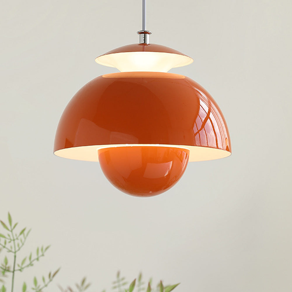 Moderne knospen-wandleuchte aus metall - LED-hängeleuchte mit verstellbarem kabel, 1 lichtquelle