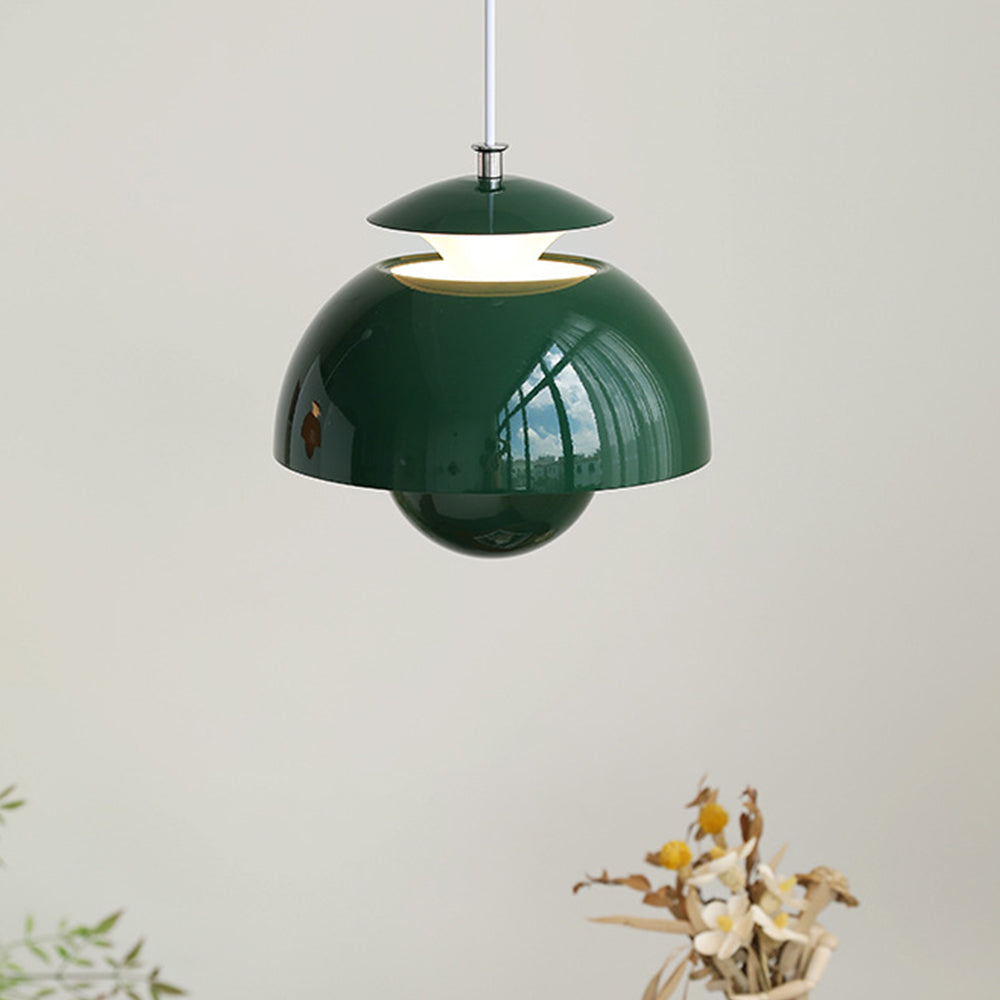 Moderne knospen-wandleuchte aus metall - LED-hängeleuchte mit verstellbarem kabel, 1 lichtquelle