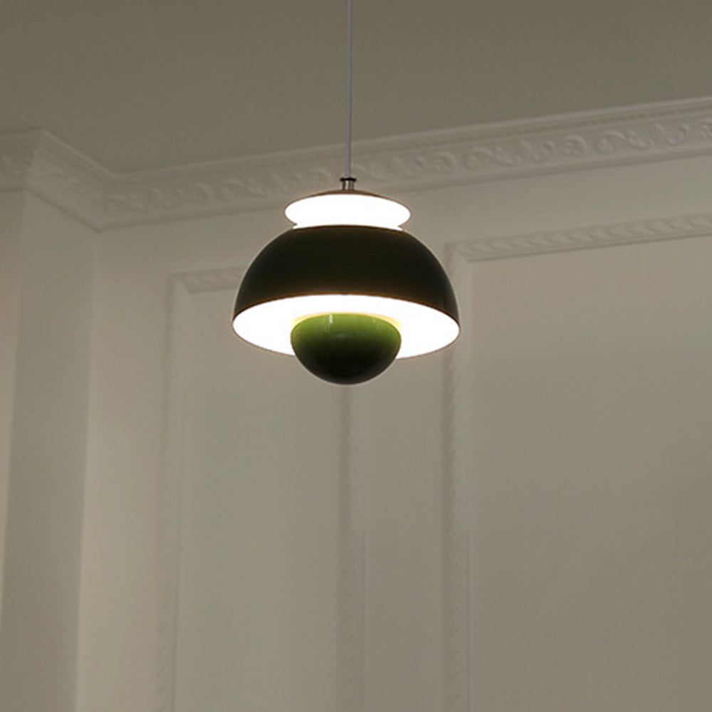 Moderne knospen-wandleuchte aus metall - LED-hängeleuchte mit verstellbarem kabel, 1 lichtquelle