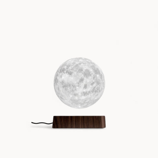 Schwebende mondlampe – 3D gedrucktes LED nachtlicht, touch & fernbedienung, magnetische levitation