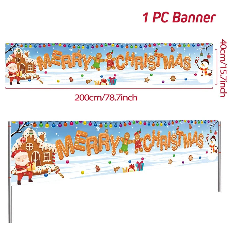 BannerGreetings | Weihnachten Outdoor Banner Flagge