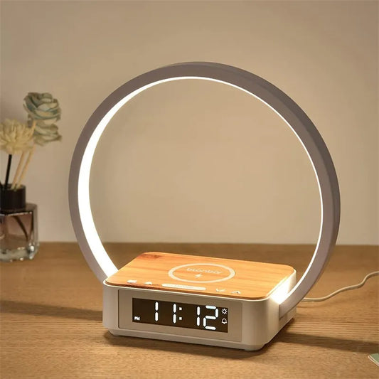BedsideLuxe | drahtloser alarm rundleuchte