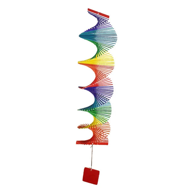 AngelicSpiral - Buntes Eisen-Windspiel