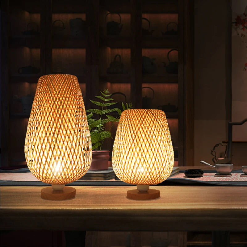 RetroBambooCraft - Vintage Bamboohandicraft Lampen