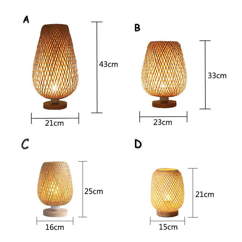 RetroBambooCraft - Vintage Bamboohandicraft Lampen