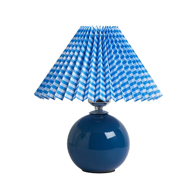 Antique Pleated - Vintage Tischlampe mit Plissee