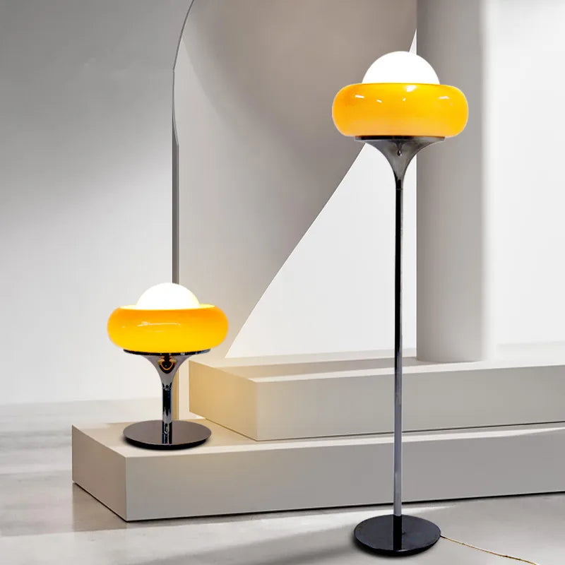 GlowClassic  - Vintage Orange Tischlampe