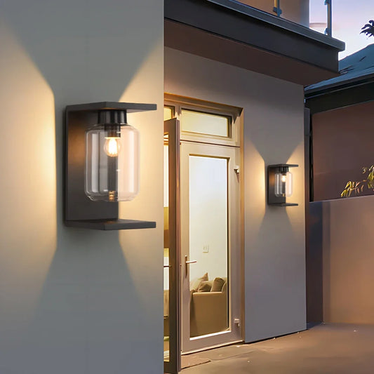 TimelessGlow - Klassische solarbetriebene Edison-Wandleuchte