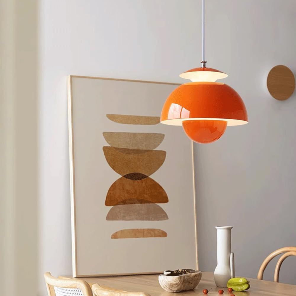 Moderne knospen-wandleuchte aus metall - LED-hängeleuchte mit verstellbarem kabel, 1 lichtquelle