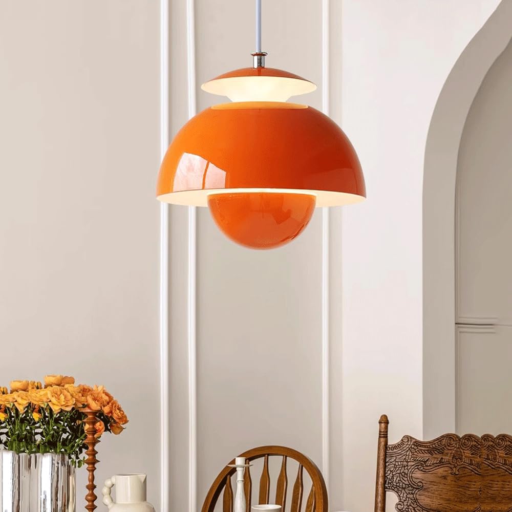 Moderne knospen-wandleuchte aus metall - LED-hängeleuchte mit verstellbarem kabel, 1 lichtquelle