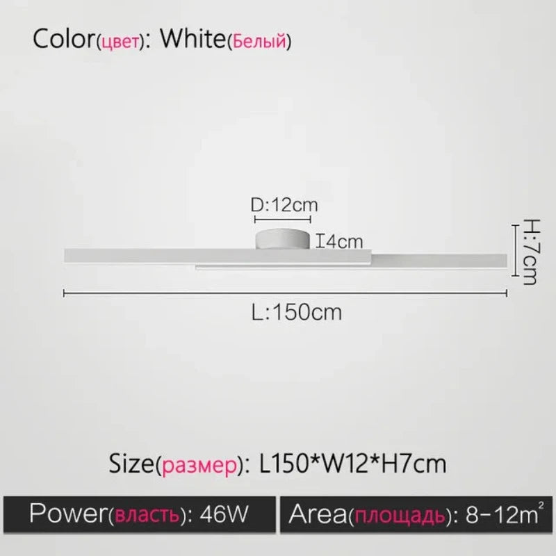 ModernityGlow - Minimalistische Wohnzimmer-Deckenleuchte