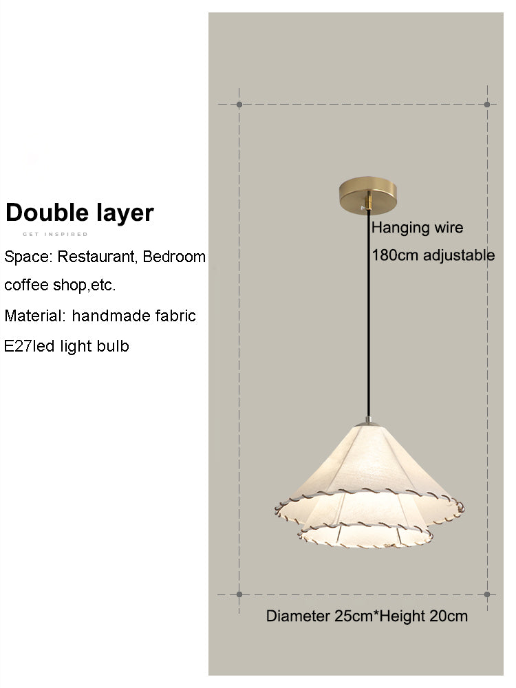Luminous -  Stoff Led Pendelleuchte