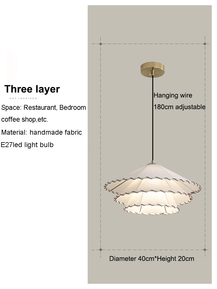 Luminous -  Stoff Led Pendelleuchte