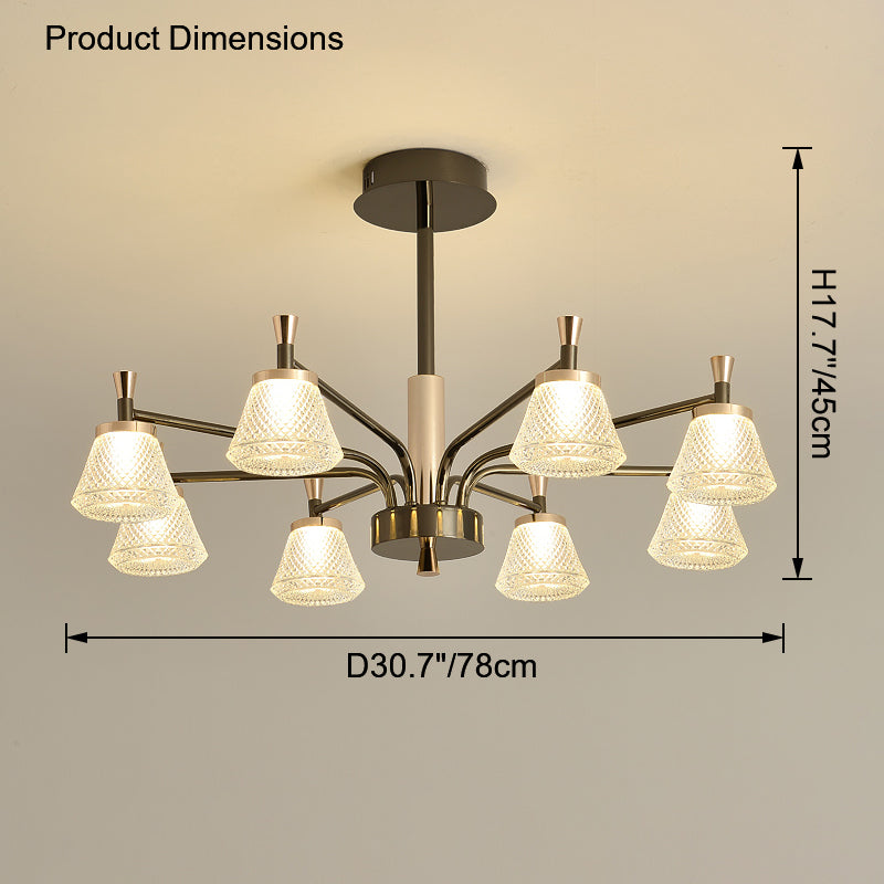 Nordische Kronleuchter Lampen
