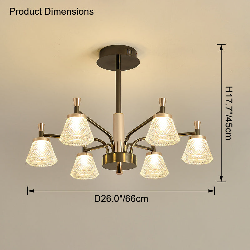 Nordische Kronleuchter Lampen