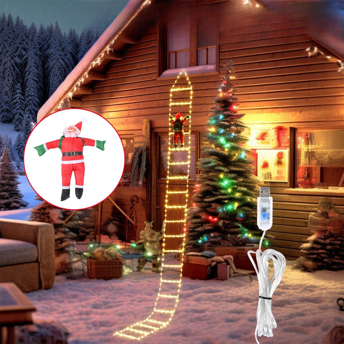 MerryStep |  Weihnachtsmann-Kletterleiter