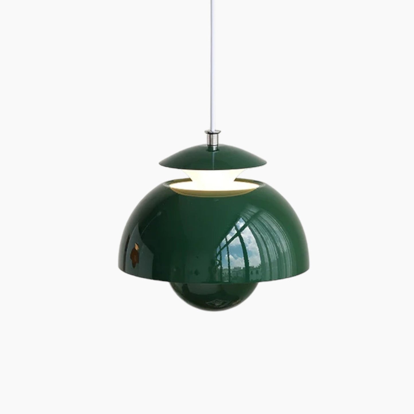 Moderne knospen-wandleuchte aus metall - LED-hängeleuchte mit verstellbarem kabel, 1 lichtquelle